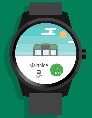 Android Wear for Next Train Ireland